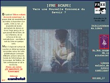 Aperçu du site FREESCAPE.EU.ORG - Carrefour du Libre