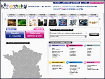 Aper�u du site Kicherchekoi.com - petites annonces de recherche par r�gion