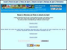 Aper�u du site Forum du Sport - forum, annuaire, vid�os et boutique de sport