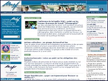 Aperçu du site UNAF - Union Nationale des Associations Familiales