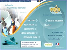 Aperçu du site ESEN - Ecole Supérieure de l'Education Nationale