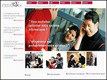 Aper�u du site Candexis - infog�rance, administration r�seau, maintenance informatique