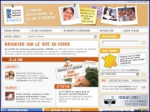 Aperu du site CNOUS - le site de la vie tudiante