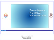 Aperçu du site PFG - Pompes Funébres Générales - Roblot