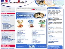 Aperu du site SERVICE PUBLIC - Particuliers