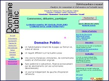 Aperu du site Domaine Public - hebdomadaire romand