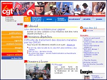 Aperçu du site Fédération Nationale des Mines et de l'Energie - CGT