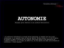 Aperu du site Autonomie.org