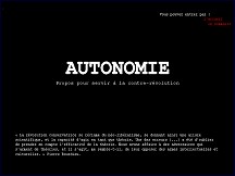Aperçu du site Autonomie.org