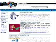 Aperçu du site Université d'Orléans