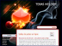 Aper�u du site Texas Holdem - guide du poker texas hold'em en ligne