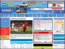 Aper�u du site Football.fr - derni�res actualit�s du football fran�ais et international