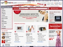 Aper�u du site Lightinthebox - supermarch� multirayons aux prix de gros
