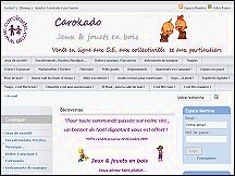 Aper�u du site Carokado - jeux et jouets en bois
