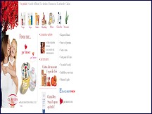 Aperu du site Clarins - produits de beaut, soins cosmtiques de la marque Clarins