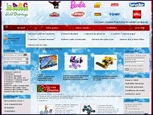 Aperu du site SLG Distritoys - magasin de jouets en ligne, tous ges, filles et garons