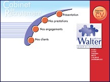 Aperu du site Cabinet Walter