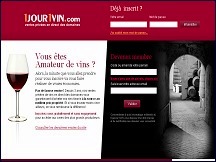 Aperu du site 1jour1vin.com - ventes prives de vins et champagnes direct producteurs