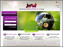 Aperçu du site Vente à la Propriété - vente du vin en direct de propriété