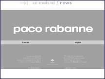 Aperu du site Paco Rabanne