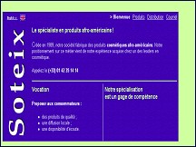 Aperçu du site Cosmétiques afro-américains