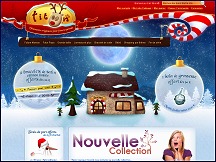 Aper�u du site Titoon.fr - la boutique de la future maman