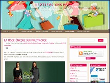 Aperu du site Biotiful Shopping - guide des boutiques de commerce quitable et bio