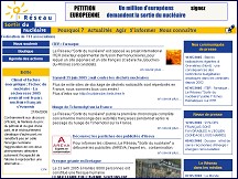 Aperçu du site Sortir du nucléaire