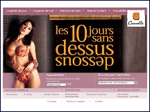 Aperçu du site Cannelle-lingerie.com