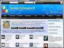 Aperu du site Service Webmaster - outils et scripts pour webmasters