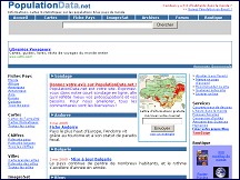 Aperu du site Population Data : toutes les populations du monde