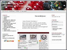 Aper�u du site Havera Bijoux - colliers et bijoux en pierres naturelles semi-pr�cieuses
