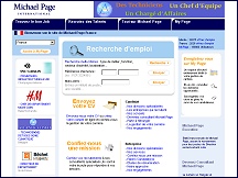 Aperçu du site Michael Page International