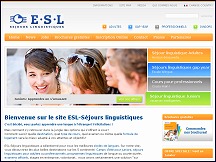 Aperu du site ESL - sjours et cours linguistiques, voyages linguistiques  l'tranger