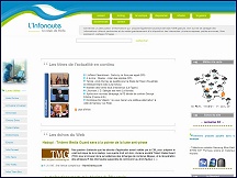 Aper�u du site L'Infonaute.fr - titres de l'actualit� en continu, �chos du web