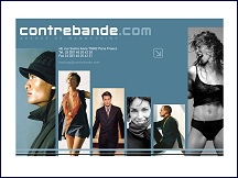 Aperu du site Contrebande - agence de mannequins, hommes et femmes, 16  40 ans