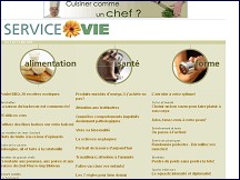 Aperçu du site Service Vie