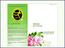 Aper�u du site Inteflora - livraison de fleurs � domicile par les fleuristes Interflora