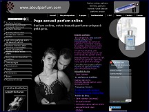 Aper�u du site Atout Parfum - extraits de parfums, laits parfum�s pour femme et homme 