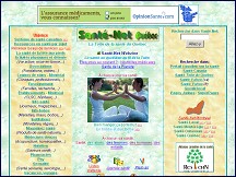 Aperçu du site Santé-Net - La Toile de la santé du Québec