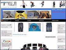 Aperu du site PowerMode.fr - vtements et accessoires pour hommes  prix discount