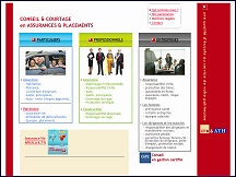 Aper�u du site ACPI-ATH - courtier d'assurances, conseils en assurance et placements