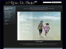 Aperu du site Rve de Photo - portraits, photos mariage, service photo montage