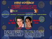 Aperçu du site Visio voyance : astrologie et voyance par video ou par email