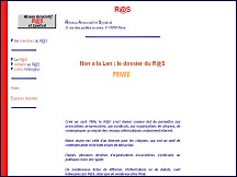 Aperçu du site Réseau Associatif et Syndical