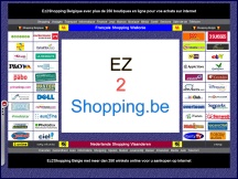Aperu du site EZ 2 Shopping - guide d'achats sur internet Belgique, Wallonie