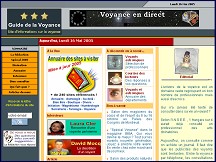 Aperçu du site Guide de la Voyance - Site d'informations sur la voyance