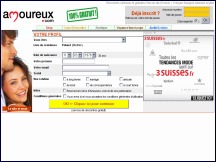 Aperçu du site Amoureux.com - rencontres 100% gratuites, la 3D en plus