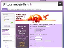 Aperu du site Logement tudiant - annonces de locations pour tudiants