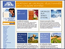 Aperu du site Casamundo - offres de locations vacances en France et  l'tranger